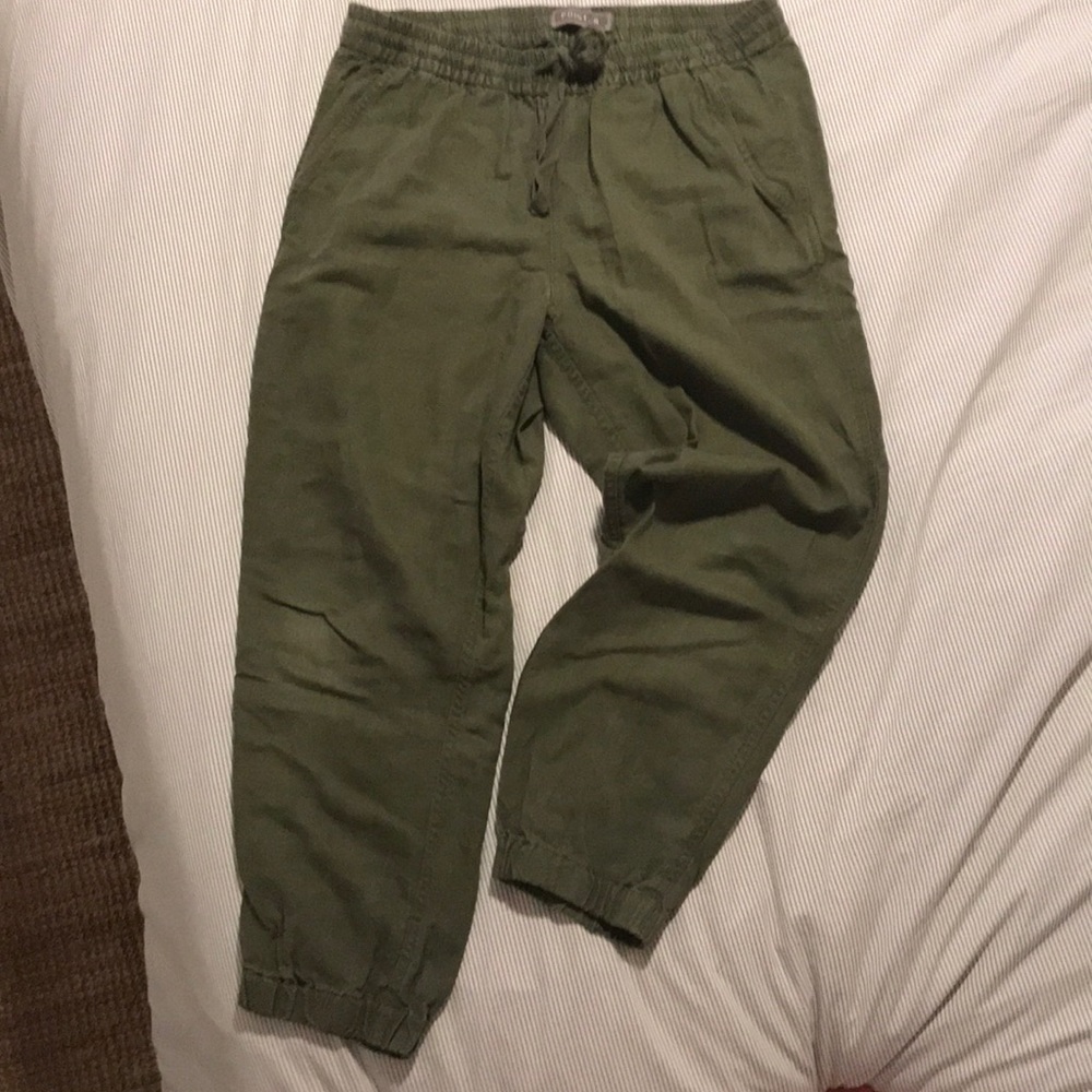 J Crew Point Sur linen joggers size 8